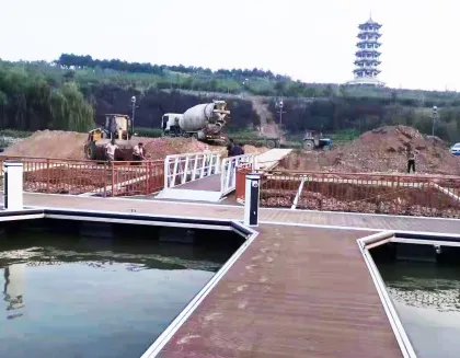 Aluminium profiile for Yacht marina