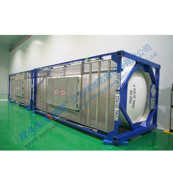 Fluoropolymer PTFE lined ISO tank