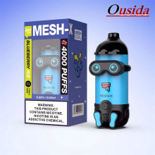 Mesh-X 4000 Puffs wiederaufladbarer Einweg-Vape