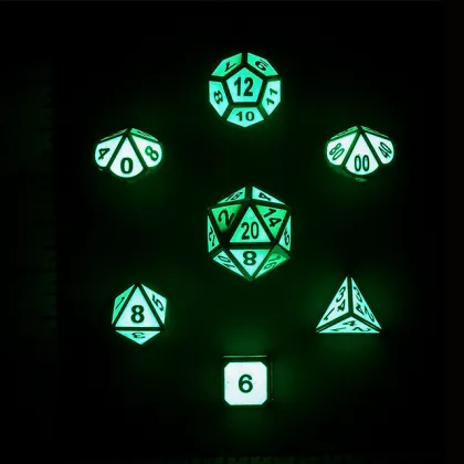 Custom 12-Sided Metal RPG Dice for Board Games