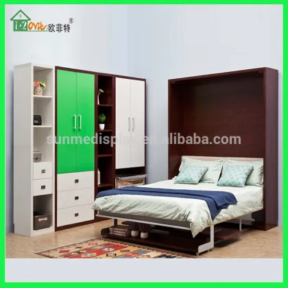 Factory sales Murphy bed furniture Murphy bed wall units bed with table