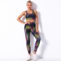 Sublimation ya dijiti iliyochapishwa ya Yoga pant Set