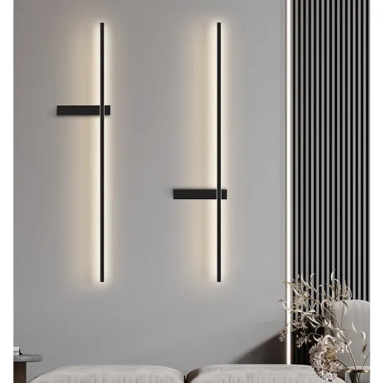 Super Simple Nordic Villa Indoor Living Room Luxury Metal Wall Lamp