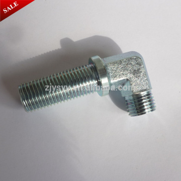 90 elbow Metric hydraulic bulkhead compression fittings