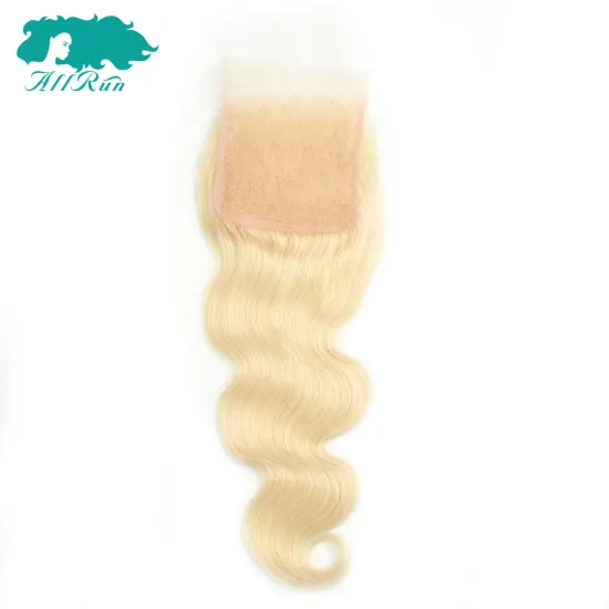 Very Hot Sell 613# 10A 4x4 Swiss Lace 100% Brazilian Virgin Human Hair Body Wave 10"-20" Lace Closure In Stock