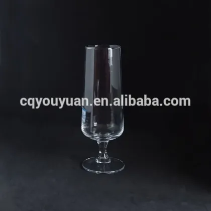 Wholesale soda lime shining wine goblet glass