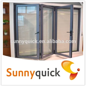 aluminum vertical bi-folding doors