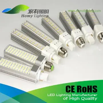 11W LED bulb G24 and E27