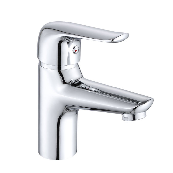 Sleek 35mm Electroplated Basin Faucet Design