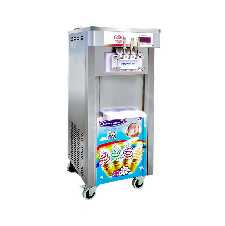 Frozen Yogurt 3 Flavors Ice Cream Making Machine