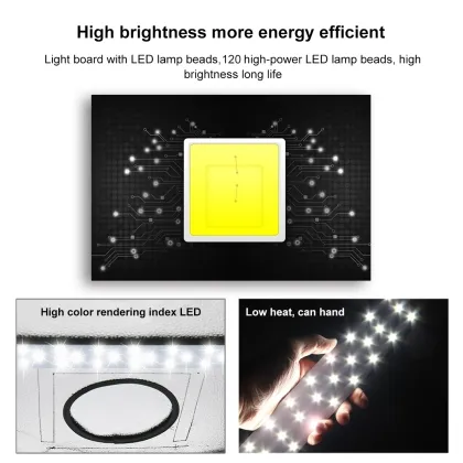 PULUZ Portable Photo Studio Light Box 60*60 cm 36W LED Soft Box