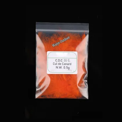 Wholesale CDC Fly Tying Duck Feathers - Water Repellent Duck Green Glands Butt Feathers for Dry Fly Tying