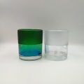 Tarro de cristal de vela de gran volumen con acabado en color mate