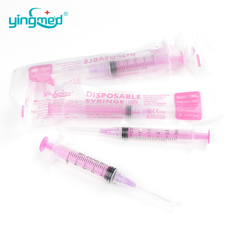 Syringe color plunger luer lock +Yingmed (15)