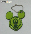 Pendentif de Mickey vert de feuille de PVC de Salut-Vis pour des enfants