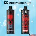 Die KK Energy 8000 Puffs Disploses Vape