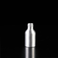 dropped shoulder aluminum bottle sliver color