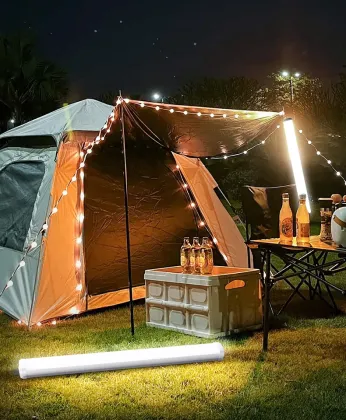 USB Rechargeable Solar Emergency LED Light for Outdoors