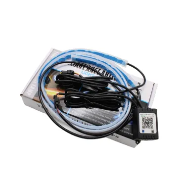 TAOCHIS YT-DRL-05APP 12V Slim WRGB LED Strips for Car Motorcycle - App Control by Phone (30cm, 45cm, 60cm)