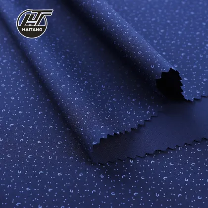 Shirt Cloth Online Printing Microfiber fabric Haitang Woven