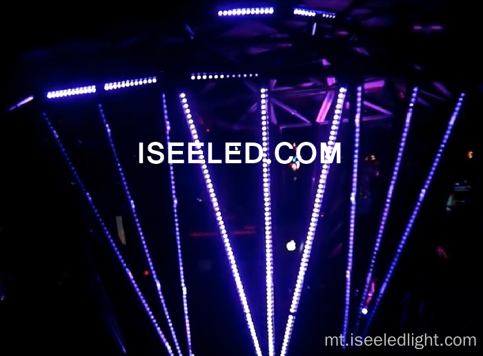 360 grad indirizzabbli 3d Geometry LED Tube Light