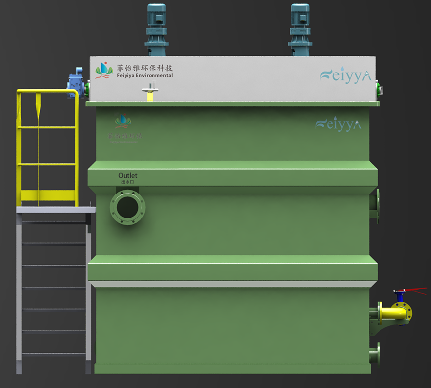 Efficient dissolved air flotation and cheap