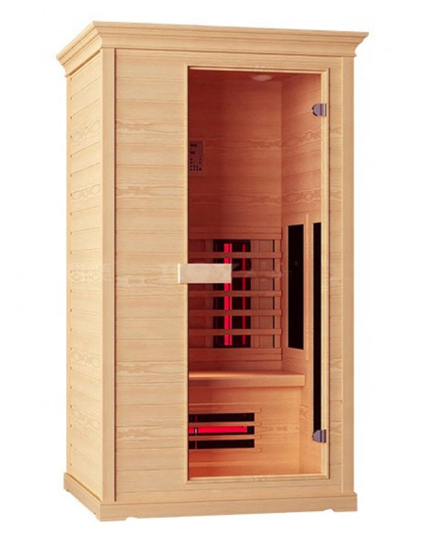 Détendez le sauna infrarouge à chaud luxe 1/2 personne Sauna Salle de sauna