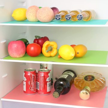 Rivestimento per mensole non slip a doppio lato per cassetti da cucina e frigoriferi, lavabili e a prova d'olio