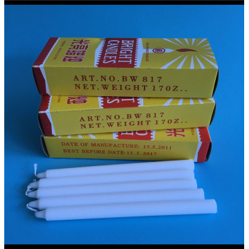 yellow box bright candle white household Africa