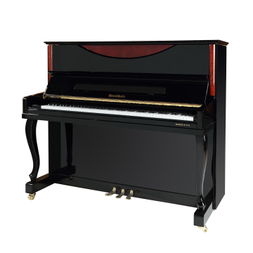 Henry Hamlin M123C Piano Tegak Hitam Polished Home 123cm