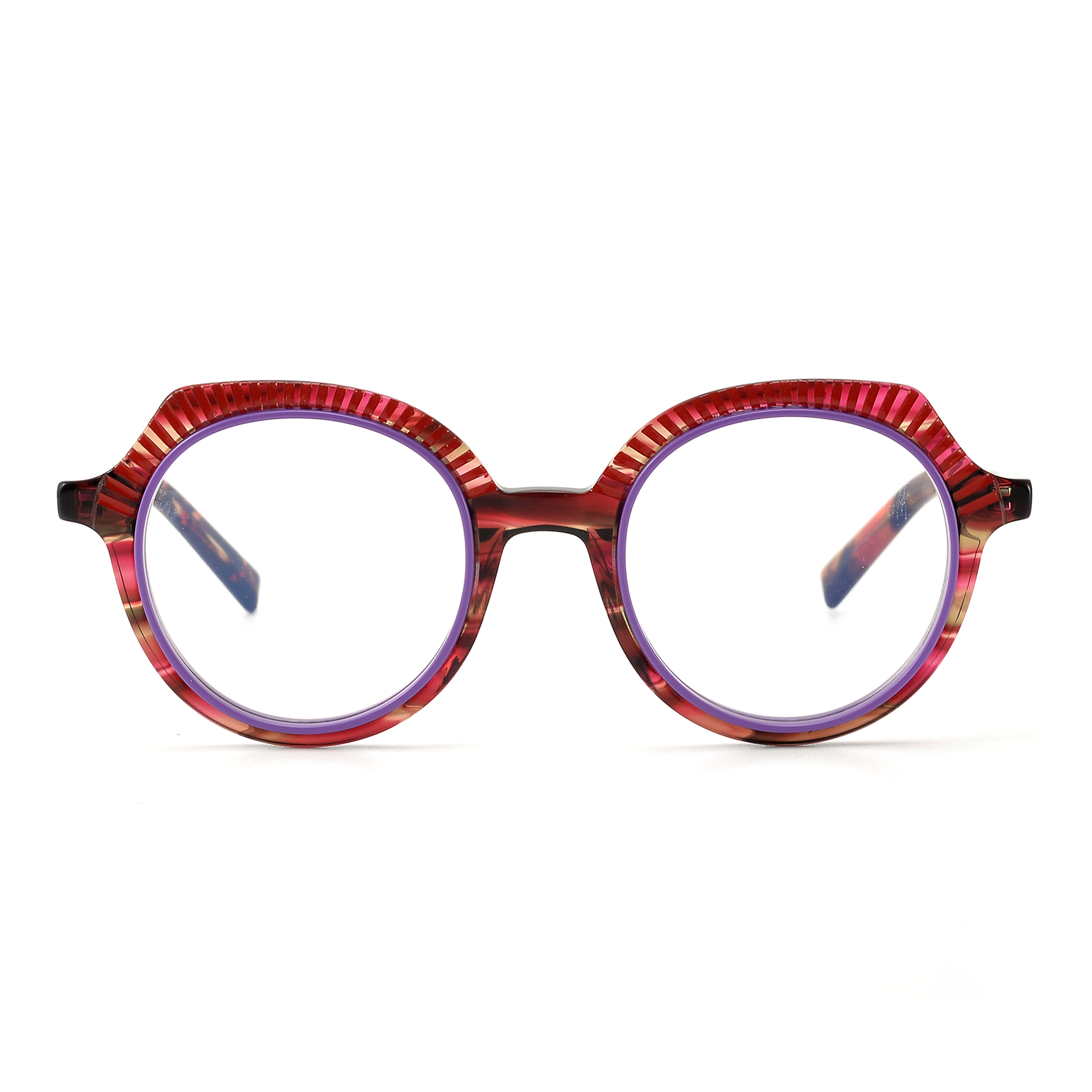 Multicolor Round Lamination Acetate Glasses