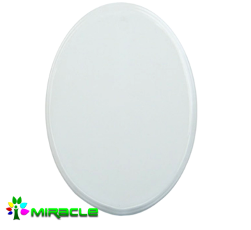 Oval Sublimation ceramics glazed wall tiles for Printing Photos