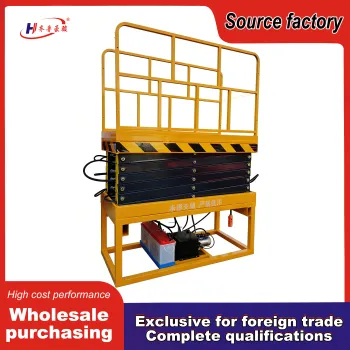 Efficient Towable Scissor Lift for Industrial Use
