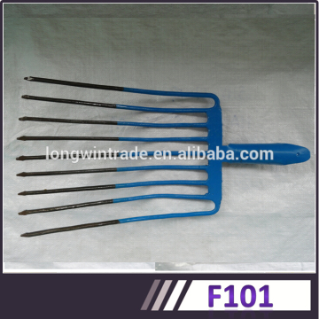 Tangshan high quality steel fork with 9 teeth
