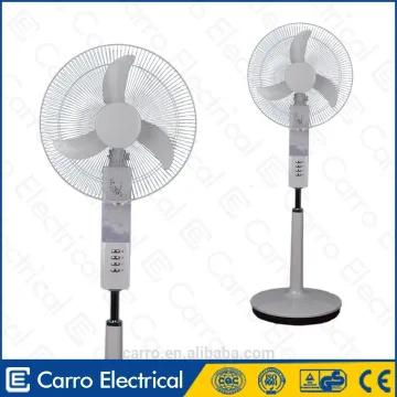 Carro Electrical 18" good stand fan 12v dc motor rechargeable battery high quality stand fan