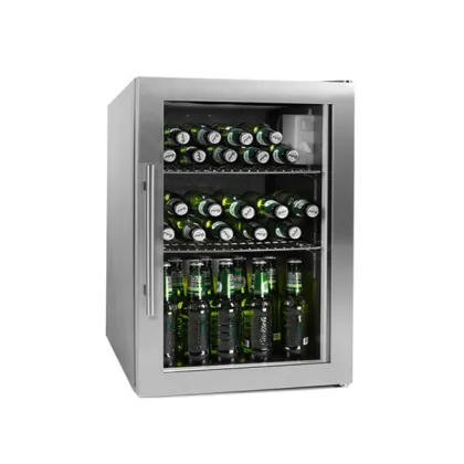 Compact Single Glass Door Mini Bar Fridge