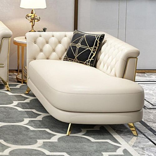 Italian Light Luxury Leather Art Villa Couch