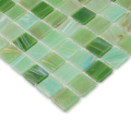 Swimming Pool Glass Mosaic Green Color Shower Room