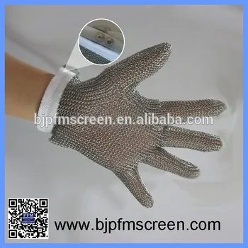 Stainless Steel Butcher Gloves , Stab Resistant