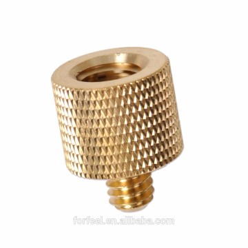 3/8" Female to 1/4" Male Tripod Thread Reducer / Adapter Brass Copper for Tripod Camera Light Stand