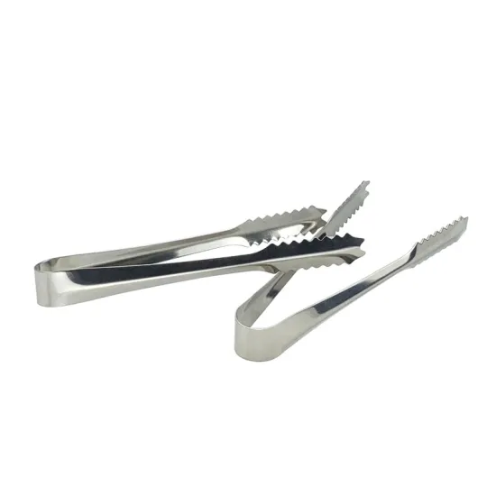 Cheap 201 Stainless Steel Bar Mini Ice Tong