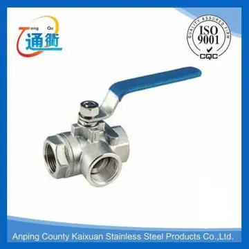 casting 1000 psi stainless steel 3 way ball valves 1 inches
