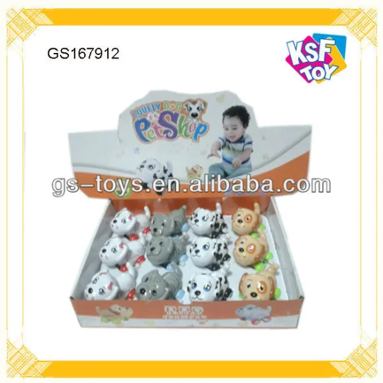 New Arrival 12PCS Wind Up Dog For Kids Wind Up Toy