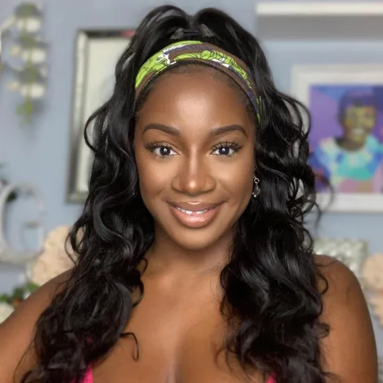 Headband wigs body wave wig vendors headband wigs for white women