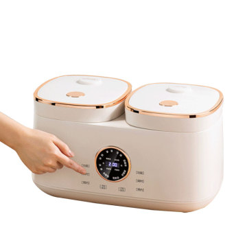 4L Kitchen Appliance: Automatic Mini 2L+2L Electric Rice Cooker