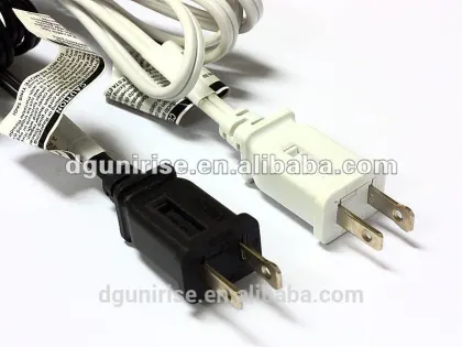 United States fused plug power cord