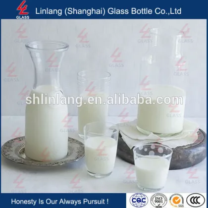 food Grade Borosilicate Glass Fresh Milk Bottle
