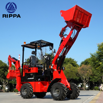 Compact 4x4 Tractor with Loader and Backhoe
