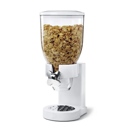 Wholesale Double-ended Upright Plastic Food Jars for Oatmeal and Cereal Storage
