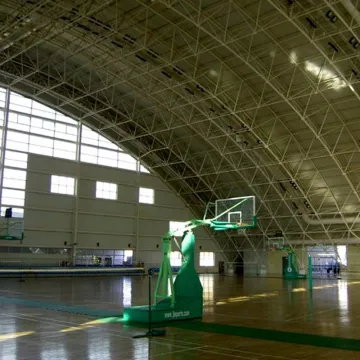 Steel Structure Gymnasium, Bridges, Steel Grid Construction